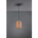 Trio 303000132 závesné stropné svietidlo Runa 1x40W | E27 | IP20 - čierna s hnedou