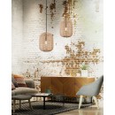 Trio 303000132 závesné stropné svietidlo Runa 1x40W | E27 | IP20 - čierna s hnedou
