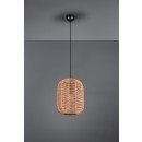 Trio 303090132 závesné stropné svietidlo Runa 1x40W | E27 | IP20 - čierna s hnedou