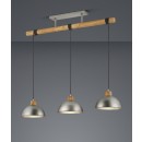 Trio 303400367 závesné stropné svietidlo Delhi 3x42W | E27