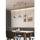 Trio 303400367 závesné stropné svietidlo Delhi 3x42W | E27