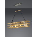 Trio 305500467 závesné stropné svietidlo Khan 4x28W|E27