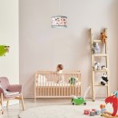Rabalux 3080 závesné stropné svietidlo Hanka 1x40W | E27 - modrá, biela so vzorom