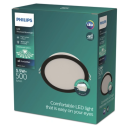 Philips 8721103131256 LED zapustené svietidlo MESON | 6W integrovaný LED zdroj | 340lm | 3000K | čierna