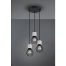 Trio 309230332 závesné stropné svietidlo Jamir 3x40W | E27 | IP20 - čierna