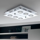 Eglo 30932 LED stropné svietidlo Cabo 6x3W | GU10 | 1440lm | 3000K - chróm, biela