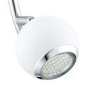 Eglo 31002 LED prisadené bodové svietidlo Bimeda 2x3W | 480L | GU10 | 3000K - biela, chróm