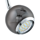 Eglo 31006 LED prisadené bodové svietidlo Bimeda 2x3W | 480L | GU10 | 3000K - nikel, chróm