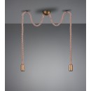 TRIO 310100204 Rope závesné svietidlo E27 2x60W