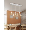 Trio 310400631 závesné stropné svietidlo Discus 6x28W | E27 | IP20 - matná biela
