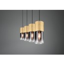Trio 310600454 závesné stropné svietidlo Robin 4x28W | E27 | IP20 - nastaviteľná výška, mosadz