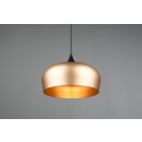 Trio 310890108 závesné stropné svietidlo Chiron 1x40W | E27 - nastaviteľná výška, mosadz