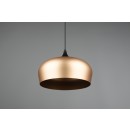 Trio 310890108 závesné stropné svietidlo Chiron 1x40W | E27 - nastaviteľná výška, mosadz
