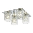 Rabalux 3115 prisadené stropné svietidlo Duchess 4x40W | G9 - chróm