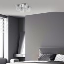 Rabalux 3115 prisadené stropné svietidlo Duchess 4x40W | G9 - chróm