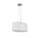 Trio 312200200 závesné stropné svietidlo Elisa 2x40W | E27 - biela