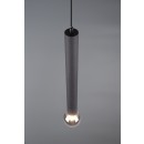 Trio 313400132 závesné stropné svietidlo Clermont 1x10W | E27 - nastaviteľná výška, čierna