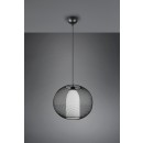 Trio 313900132 závesné stropné svietidlo Filo 1x60W | E27 - nastaviteľná výška, čierna