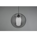 Trio 313900132 závesné stropné svietidlo Filo 1x60W | E27 - nastaviteľná výška, čierna