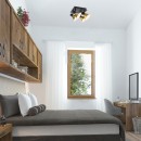 Rabalux 3159 prisadené stropné svietidlo Alvaro 4x40W | E14 - čierna, zlatá