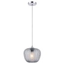 Rabalux 3177 závesné stropné svietidlo Monet 1x40W | E27 - dymová, chróm