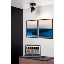 Lucide 31931/12/30 stropné bodové svietidlo Tala 1x12W | LED GU10 | 820lm | 2200K / 3000K - žiarovka je súčasťou balenia, čierna, nastaviteľné, stmievateľné, CCT