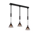 Trio 319500332 závesné stropné svietidlo Stanley | 3x40W E27