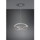 Trio 321210107 LED závesné stropné svietidlo Charivari 1x42W | 5100lm | 3000K | IP20 - 3 fázové stmievanie, nikel