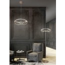 Trio 321210108 LED závesné stropné svietidlo Charivari 1x42W | 5100lm | 3000K | IP20 - 3 fázové stmievanie, mosadz