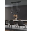 Trio 321611132 LED závesné stropné svietidlo Tubular 11x2,5W | 2420lm | 3000K | IP20 - 3 fázové stmievanie, čierna