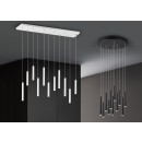 Trio 321691132 LED závesné stropné svietidlo Tubular 11x2,5W | 2420lm | 3000K | IP20 - 3 fázové stmievanie, čierna