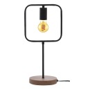 Rabalux 3219 stolné svietidlo Rufin 1x40W | E27 - čierna, drevo