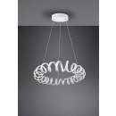 Trio 325110131 LED závesné stropné svietidlo Curl 1x33W | 3500lm | 4000K | IP20 - 3 fázové stmievanie, biela
