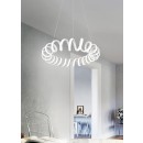 Trio 325110131 LED závesné stropné svietidlo Curl 1x33W | 3500lm | 4000K | IP20 - 3 fázové stmievanie, biela