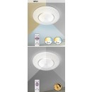 Rabalux 3254 LED stropné svietidlo Tornado 1x26W | 1660lm | 4000K- hviezdny efekt, chróm