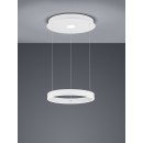 Trio 325710231 LED závesné stropné svietidlo Logan 1x45W | 4000L | 4000K | IP20 - 3 fázové stmievanie, nastaviteľná výška, biela