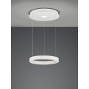 Trio 325710231 LED závesné stropné svietidlo Logan 1x45W | 4000L | 4000K | IP20 - 3 fázové stmievanie, nastaviteľná výška, biela