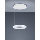 Trio 325710231 LED závesné stropné svietidlo Logan 1x45W | 4000L | 4000K | IP20 - 3 fázové stmievanie, nastaviteľná výška, biela