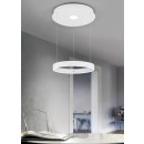 Trio 325710231 LED závesné stropné svietidlo Logan 1x45W | 4000L | 4000K | IP20 - 3 fázové stmievanie, nastaviteľná výška, biela