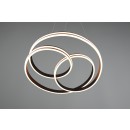 Trio 326210132 LED závesné stropné svietidlo Nuria/Yara 1x60W | 7200lm | 2300 + 3000 + 4000K - nastaviteľná výška, DIP switch, 3 fázové stmievanie, čierna
