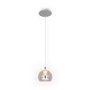 Trio T331610106 LED závesné stropné svietidlo FLYNT  | 11W integrovaný LED zdroj | 1x1150lm | 2300+3000+4000K | na lanku | Trio - SwitchDimmer | chróm | číra