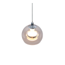 Trio T331610106 LED závesné stropné svietidlo FLYNT  | 11W integrovaný LED zdroj | 1x1150lm | 2300+3000+4000K | na lanku | Trio - SwitchDimmer | chróm | číra