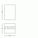 LED nástenné svietidlo Philips skákačka 1x3W -> nahrádza 20W - biela