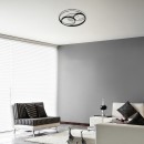 Rabalux 3335 LED stropné svietidlo Aquila 1x50W | 2300lm | 3000-6000K - stmievateľné, čierna, biela