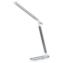 Rabalux 3349 LED stolové svietidlo Misha 1x7W | 360-400lm | 4000K - stmievateľné, biela, strieborná