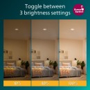 Philips 8721103037930 LED zapustené svietidlo Cilantro  | 5W integrovaný LED zdroj | 500lm | 2700K | biela