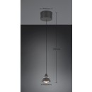 Trio 337010132 LED závesné stropné svietidlo ROMEO | 7W integrovaný LED zdroj | 700lm | 2300+3000+4000K | sťahovacie