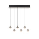 Trio 337010607 LED závesné stropné svietidlo ROMEO | 7W integrovaný LED zdroj | 700lm | 2300+3000+4000K | sťahovacie