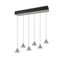 Trio 337010607 LED závesné stropné svietidlo ROMEO | 7W integrovaný LED zdroj | 700lm | 2300+3000+4000K | sťahovacie