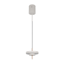 Trio T340210176 LED závesné stropné svietidlo KEATON  | 10W integrovaný LED zdroj | 1x1200lm | 2300+3000+4000K | na lanku | Trio - SwitchDimmer | sivá